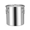 ChuyiQi Stainless Steel Stock Pot with Lid and Double Handles