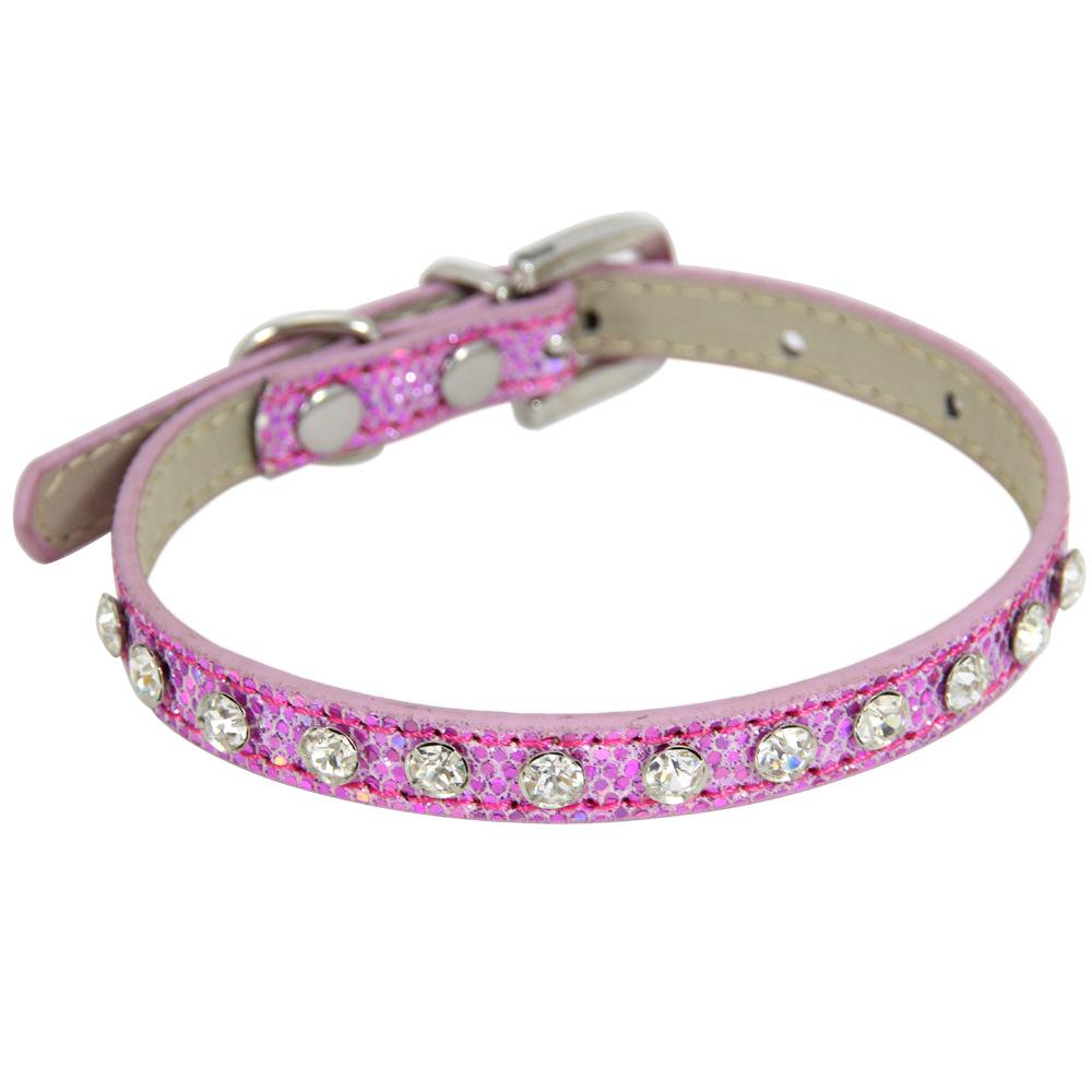 Creative Cross-Border Style Cat & Dog Collar with Flash Claw Diamond Design
