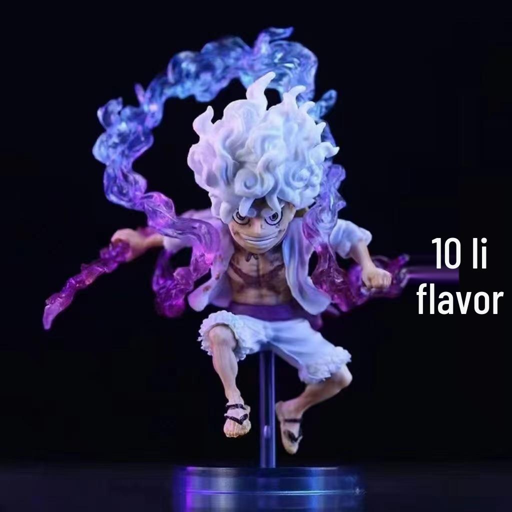 One Piece Chibi Nika Luffy Lightning Awakening Figurine