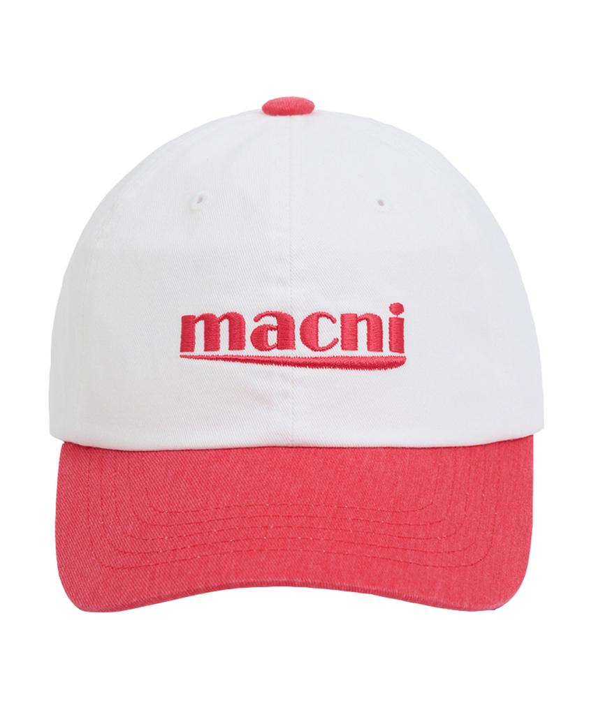 Makeuni Signature Logo Mix Ball Cap_Coral