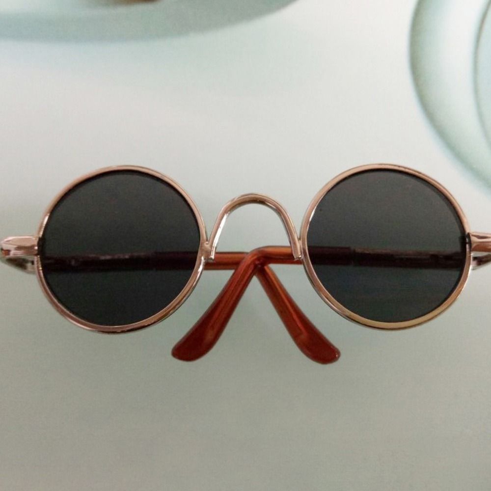1/31/4 BJD Mini Plush Doll Cute Heart Frame Glasses Clothes For 10/15cm Dolls Plush Doll Eyeglasses
