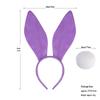 Easter Black Rabbit Ears Cute Bunny Girl Headband Party Props