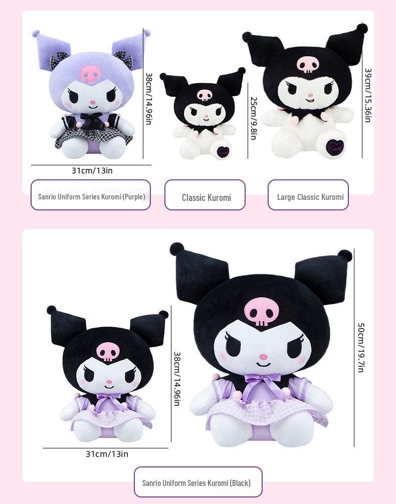 Sanrio Kuromi Plüschpuppe - Echte Serie Geschenk