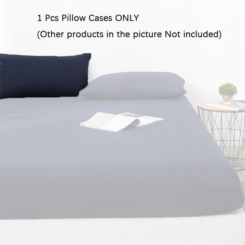 Deep 1525cm Fitted Sheet Pillow Case Bed Sheets Single Double King Color Solid