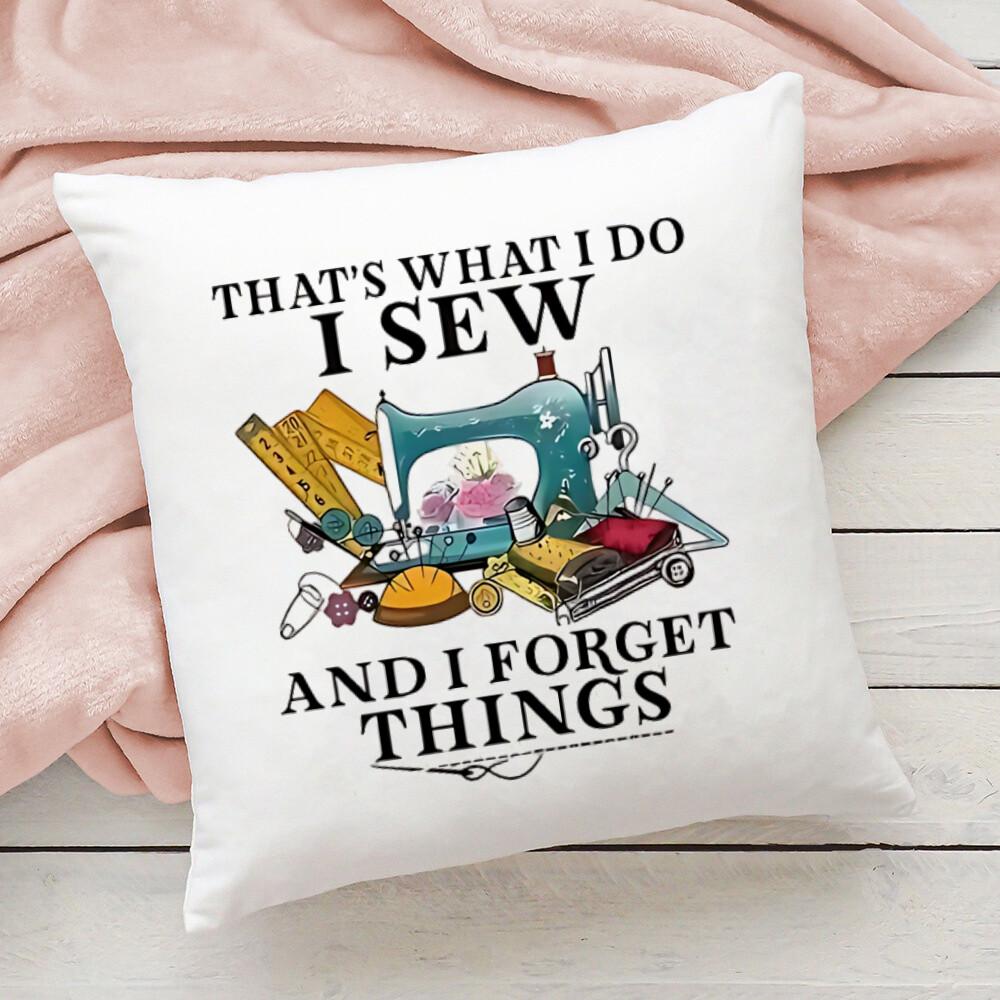 Sewing Machine Flower Print Pillowcase Cushion Cover Home Decorative Pillow Cases Decor Sofa Living Bedroom Throw Pillows Cover