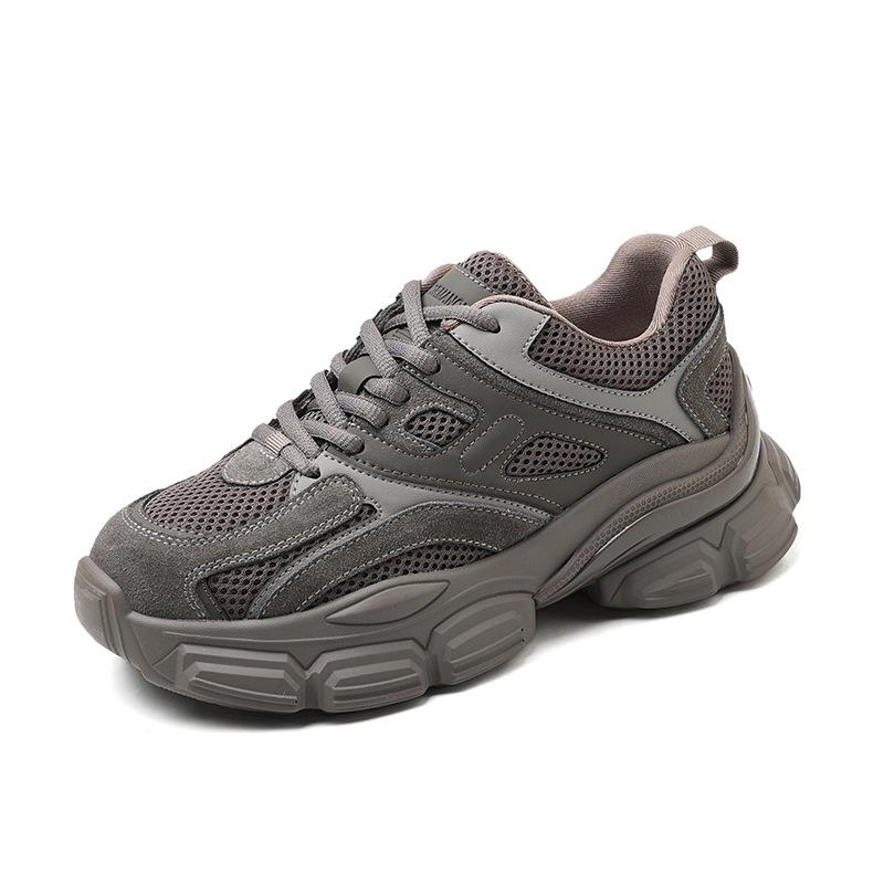 

Новые папины кроссовки для женщин модные спортивные одинарные кроссовки на толстой подошве 40 серый