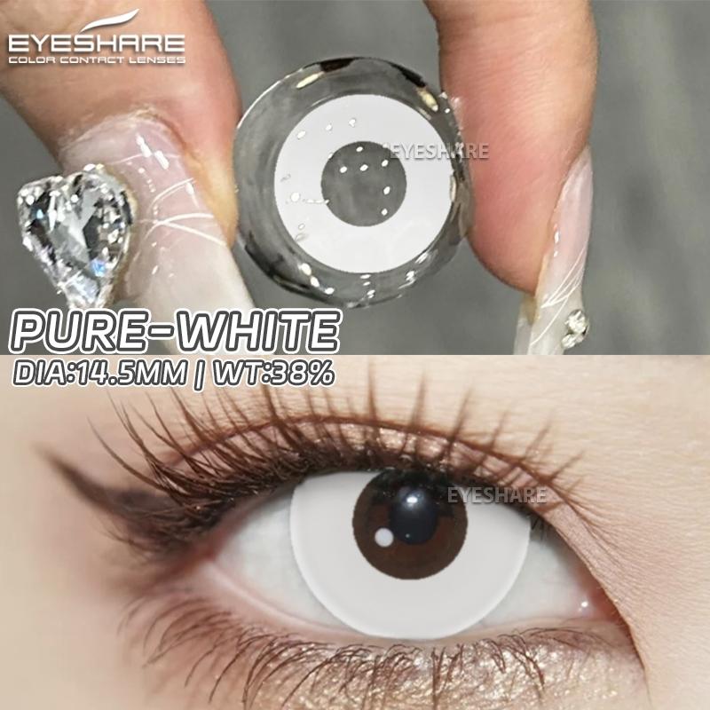 Eyeshare 1 Paar Halloween Kontaktlinsen 14,5 mm Blindes Auge Anime Jährlich Natürlich Farbige Kontaktlinsen