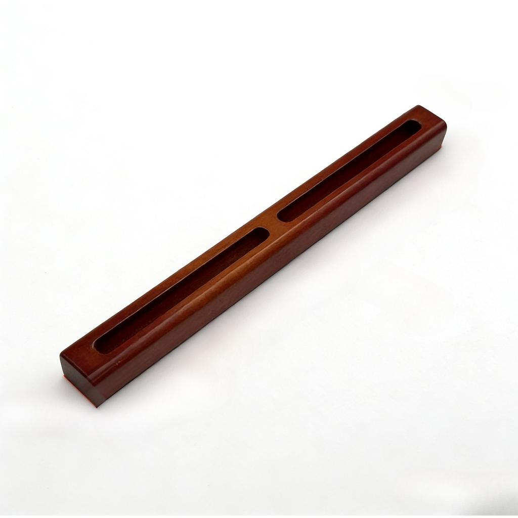Porta occhiali in noce contemporaneo | Ornamento da scrivania compatto per soggiorno, camera da letto, ufficio - Regalo ideale per la casa - Supporto robusto