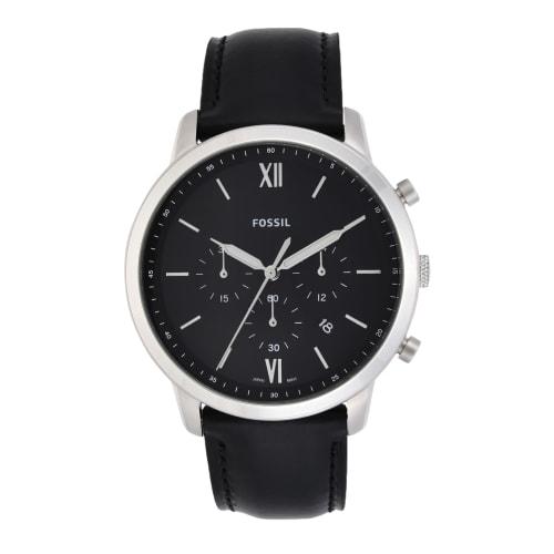 NEUTRA Chronograph Black Leather Watch