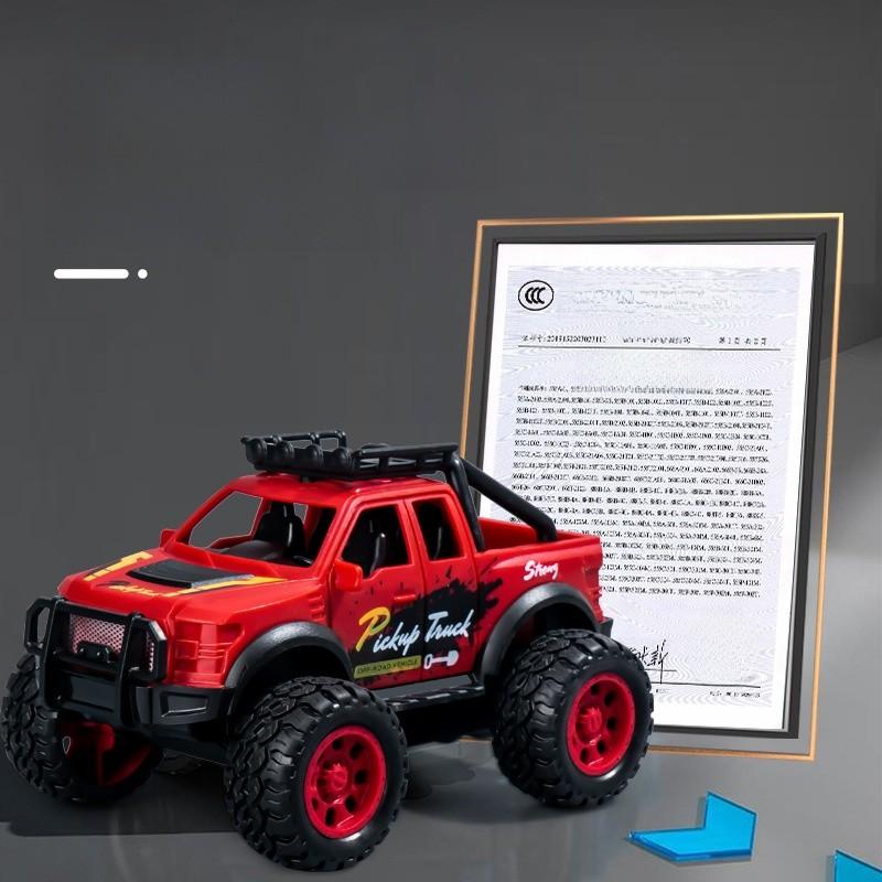 Childrens Offroad Inertia Car Toy With Plastic Design For Boys Playtime