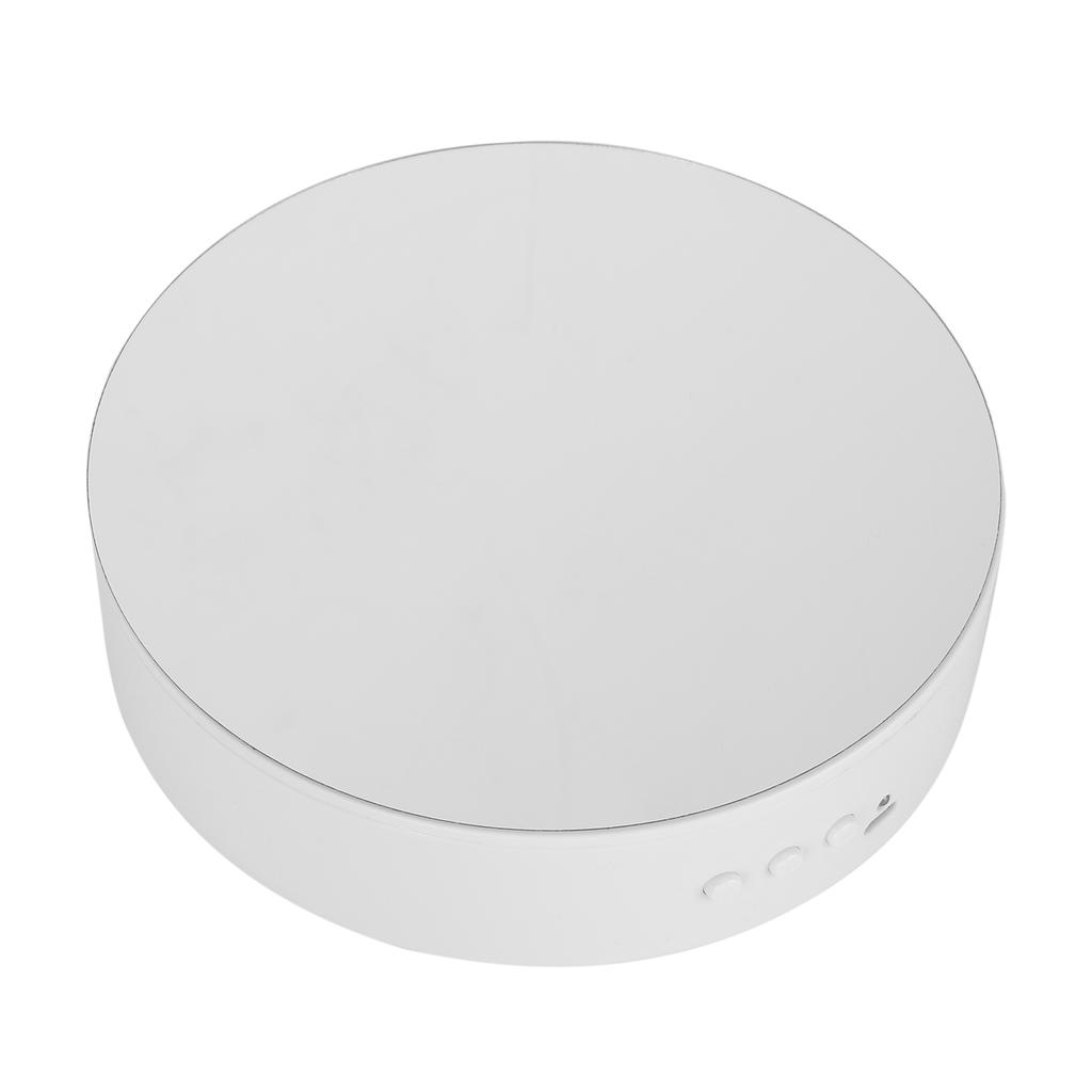 Rotating Display Stand 360 Degree Rotating Turntable Display Stand for Watch Jewelry White