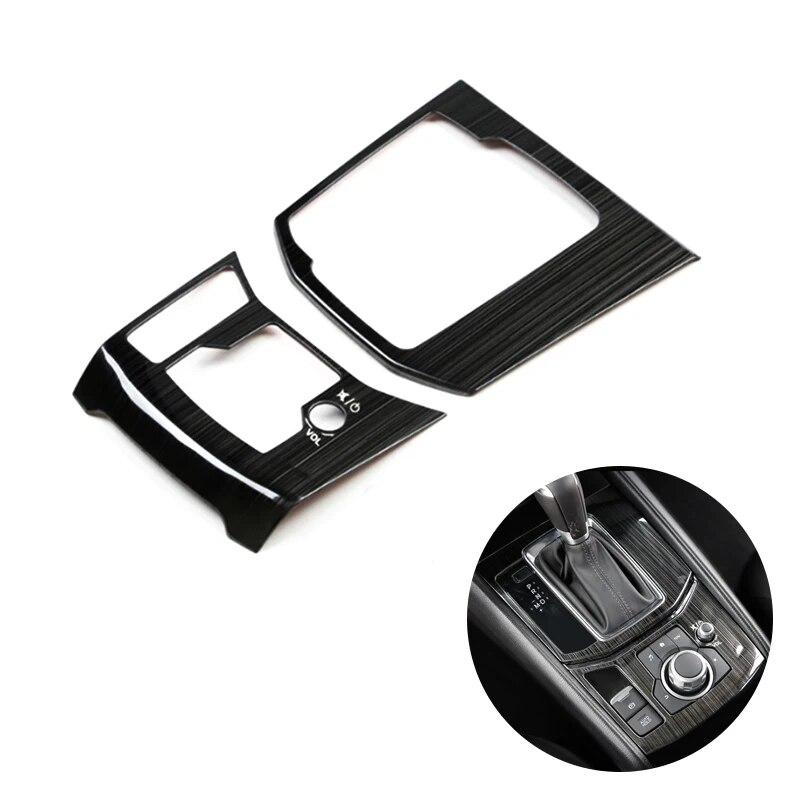 Car Styling Gear Shift Electronic Handbrake Panel Cover Protective Trim For Mazda CX-5 CX5 CX 5 2017 2018 ONLY LHD