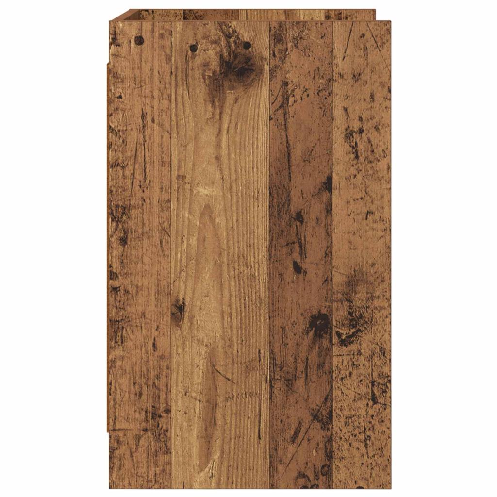 Nightstands 2 pcs Reclaimed Wood Look 40 x 36 x 60 cm Particleboard