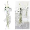 Artificial Rose Wedding Chair Flowers with Air Plants Chair Artificial Flowers  Party