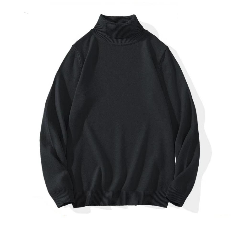 Zimní fleecové teplé pulovry Pánský rolákový svetr Pletenina Svetr Pánský ležérní svetr Slim fit Svetr pro pár