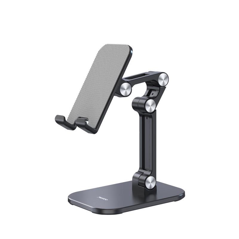 Adjustable Metal Foldable Phone Tablet Stand IPad Desktop Use Lazy Holder ABS Black C104