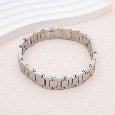 Bracelet de Montre Largeur 12MM Bracelet en Acier Inoxydable Style Minimaliste Punk Mode Hommes/Femmes Bracelet Cadeaux Bijoux de Fête