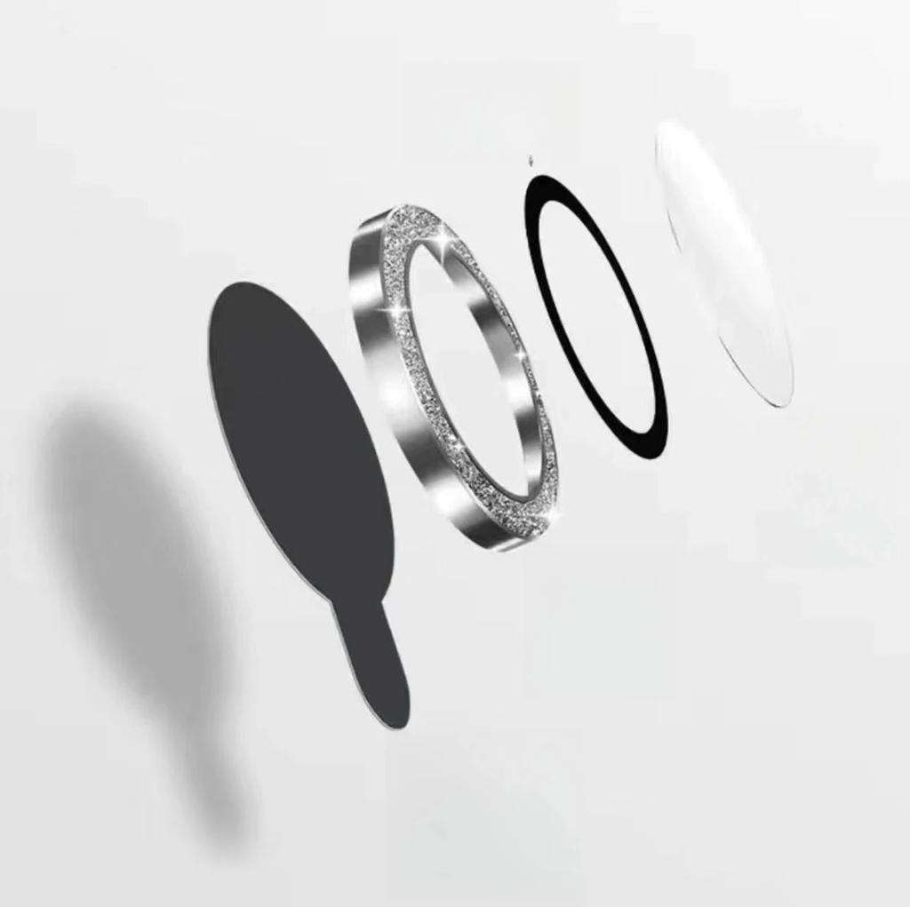 Glitzernder Kameraring für Samsung Galaxy A55 A35 A15 5G A54 A14 A34 Rücklinse Displayschutz Glaskappe Hülle