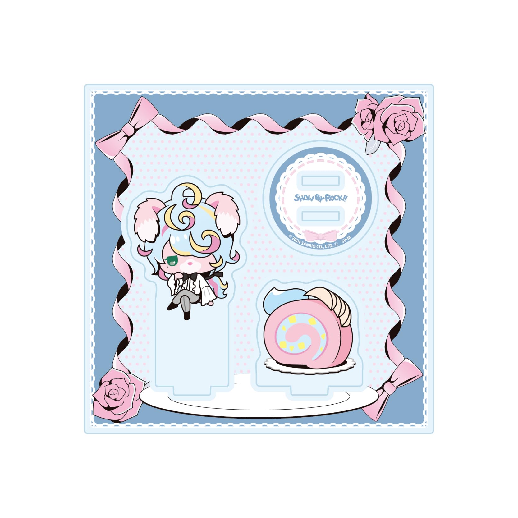 SHOW BY ROCK 45 Sweets ver. Uraragi [Mini Character Illustration] Acrylic Stand Plate