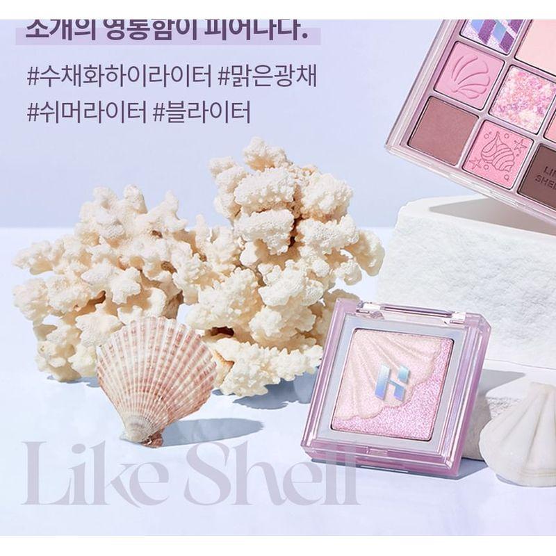 HOLIKA HOLIKA - Shell Glow Highlighter - 2 Colors