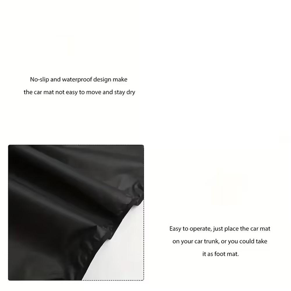 Universal Waterproof Polyester Fiber Cargo Mat Portable Dustproof Luggage Liner Pet Mat for Car SUV Trunk Protection