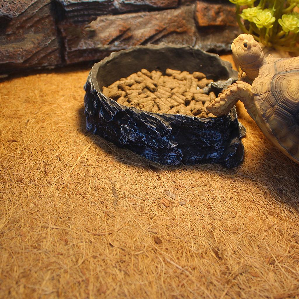BeardedDragons Cuttable Substrate Liner for Reptiles Small Pet Bedding Mat Terrarium Decoration Mat Reptiles Cage Pad