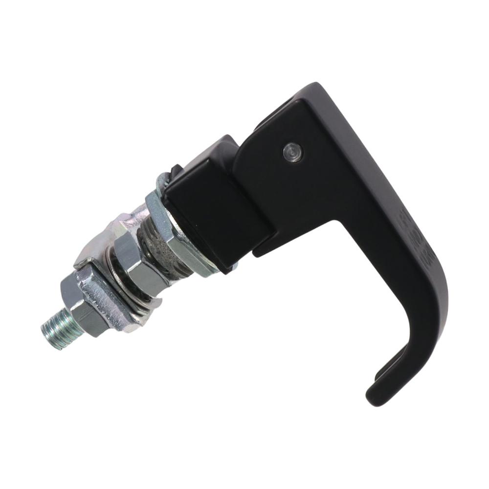 2PCS Stainless Steel Lift and Turn Latches Black Adjustable Grip Handle Compression Latch Door