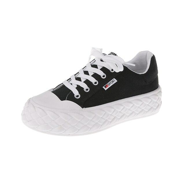 

Повседневная женская обувь, белые летние легкие женские спортивные туфли на платформе, модные осенние уличные дышащие женские кроссовки на шнуровке 40 чёрный