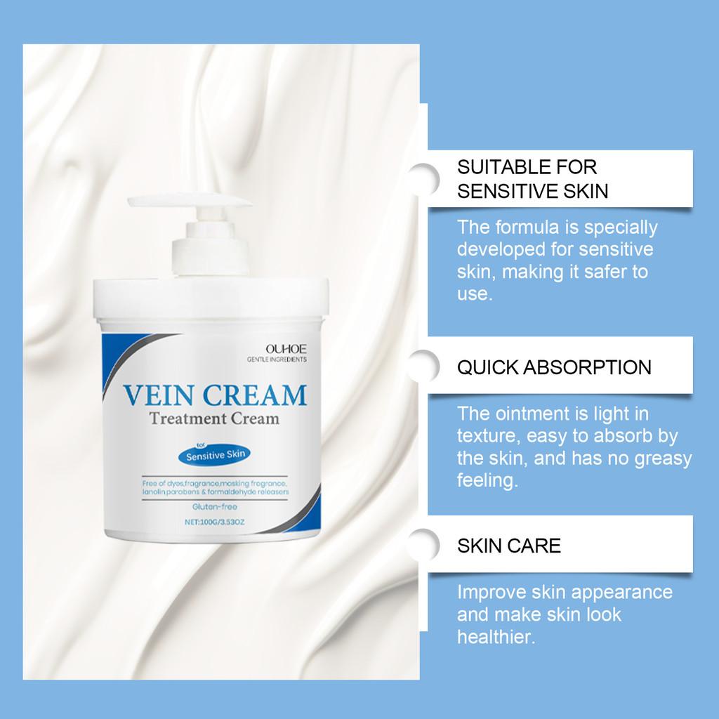 Ouhoe Leg Care Cream For Refreshing Relief And Daily Care For Tired Legs With Luxurious Emollients