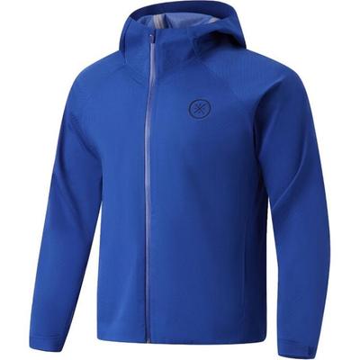 Li Ning Wade Series Comfortable Casual Minimalist Hooded Windbreaker Unisex Outerwear Dreamy-Blue AFDU011-3