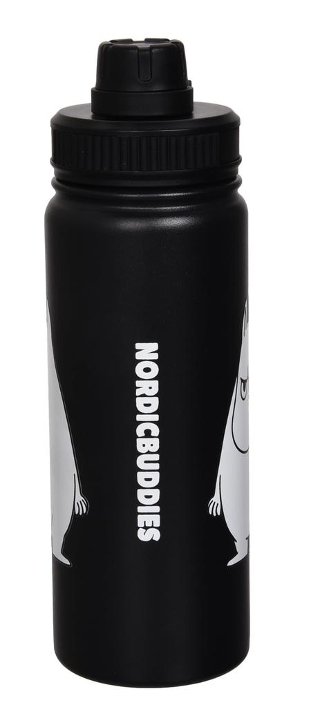Moomin Stainless Steel Insulated Angry Nordic Buddies MOOMIN100A Bottle, Moomin, 550ml,