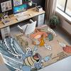 Charizard VS Blastoise Pattern Rug, Indoor/Outdoor Mat, for Picnic, Gameroom, Bedroom, Office, Living Room, Home Decor Carpet, Birthday Gift