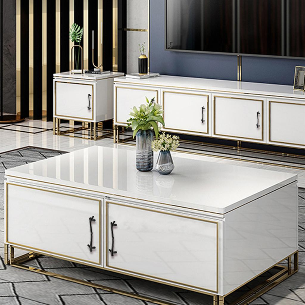 Packung mit 10 Mehrzweck-Schubladenknöpfen im eleganten Goldton im Vintage-Stil, tragbare Designs, Zubehör für Schränke und Kommoden