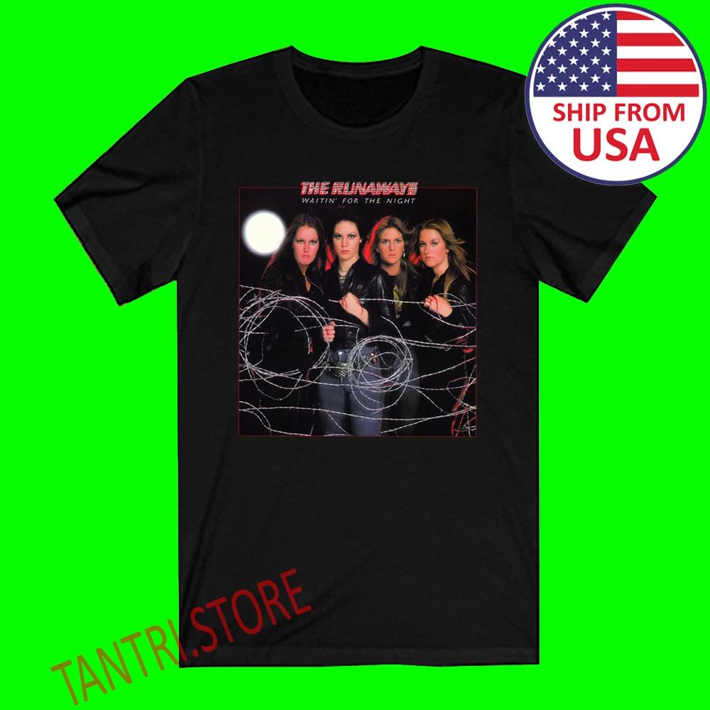 

The Runaways Waitin For The Night Men s Black Size S to 3XL 4XL