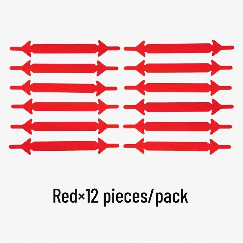 Silicone No-Tie Elastic Shoelaces for Casual Sneakers & Canvas Shoes