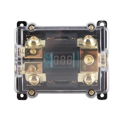 Universal Auto Auto Sicherungshalter 100A LED Digital 1 in 2 Out Audio Verstärker Sicherungshalter