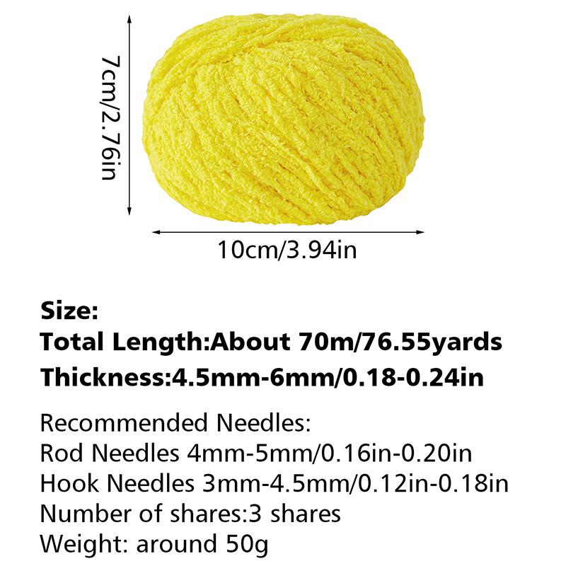 50 г/моток используется для вязания крючком и спицами для кукольного свитера — фото 16