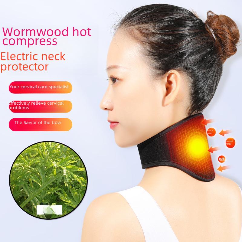 

Unisex Heated Moxibustion Neck Belt for Warm Cervical Comfort One Size