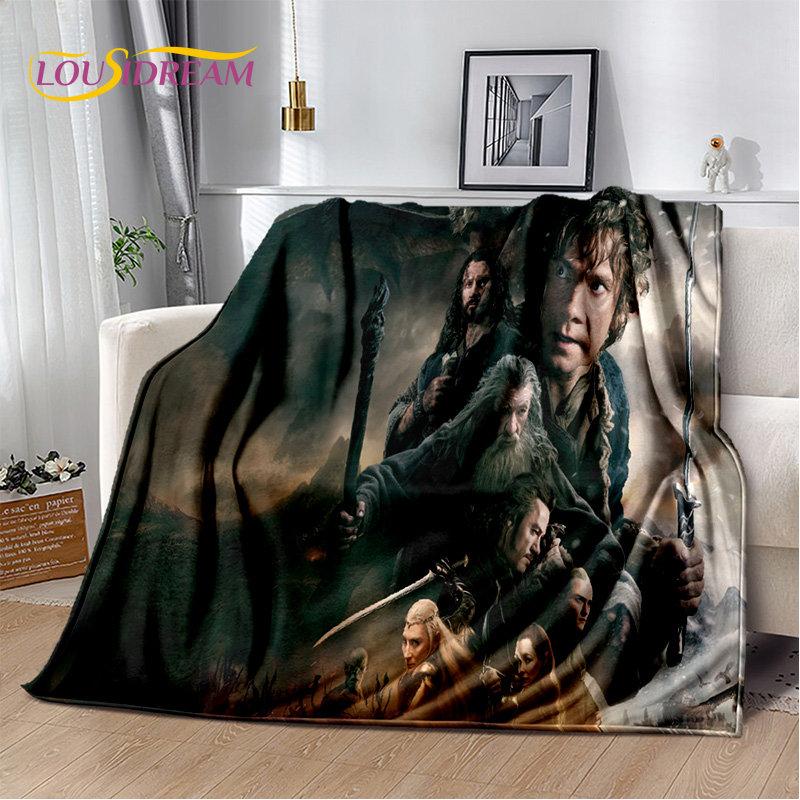 L-Lord of the Rings H-Hobbit Soft Plush Blanket,Flannel Blanket Throw Blanket for Living Room Bedroom Bed Sofa Picnic Cover Kids