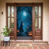 Forest Banner Full Moon Moonlight Banner Witch Banner Dark Forest For Scary Theme Party Haunted House Outdoor Decoration