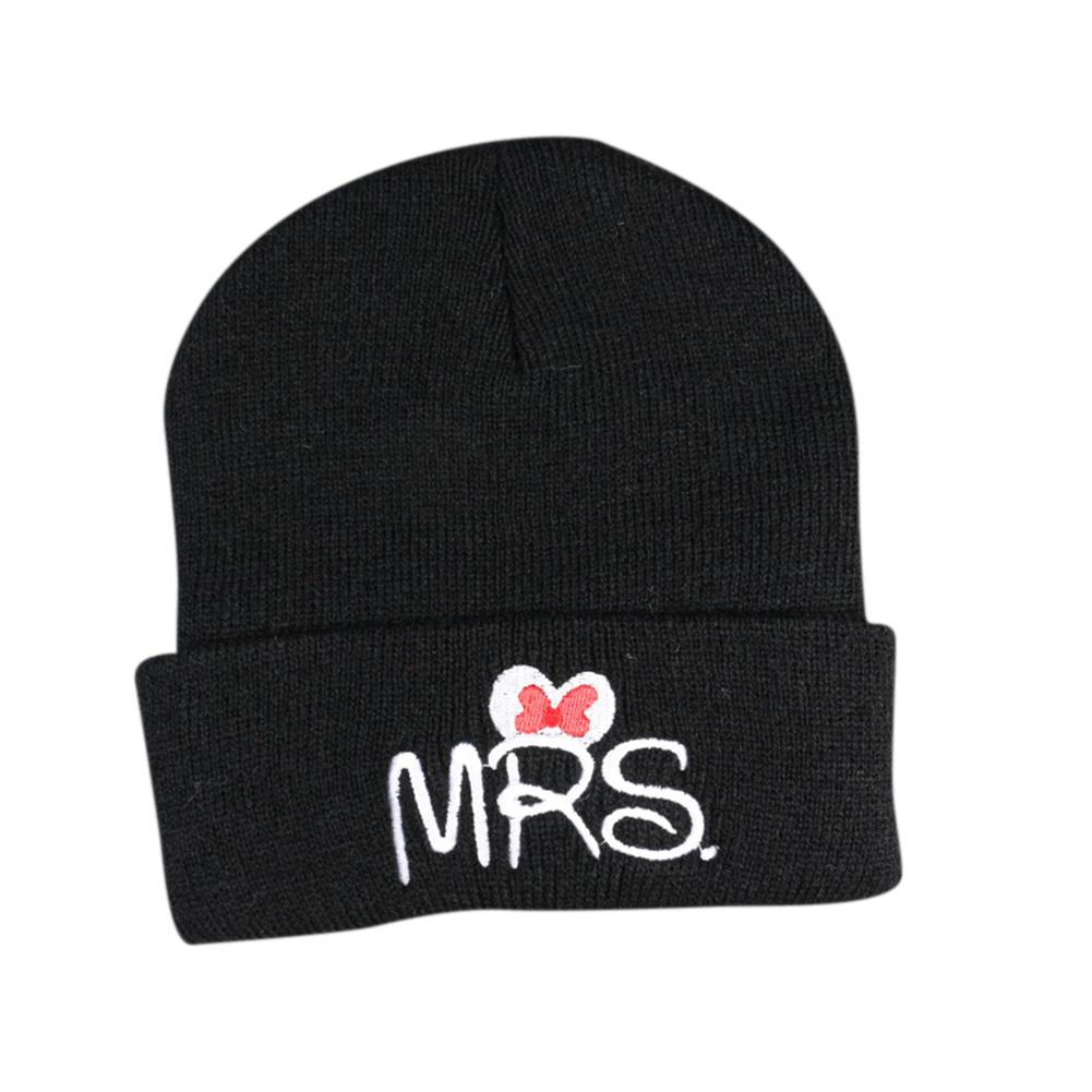 Children Creative Cartoon Bow-knot Embroidery Beanie Hat Breathable Knitted Cap for Winter