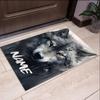 Custom Name Wolf Printed Carpet,Rug for Office Chair Living Room Bedroom Kitchen Room Decor Gifts.