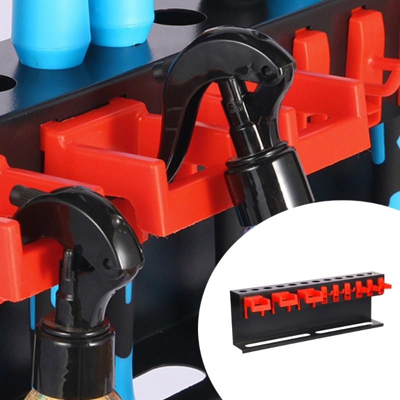 Multifunctional Space Saving Storage Rack Plastic Holder For Car Wash Brushes And Sprayer Bottles For Garage Or Home Use