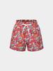BARREL Women'S Tropical 3/4 Water Shorts Red Orange (B5Swwbs031Ror)