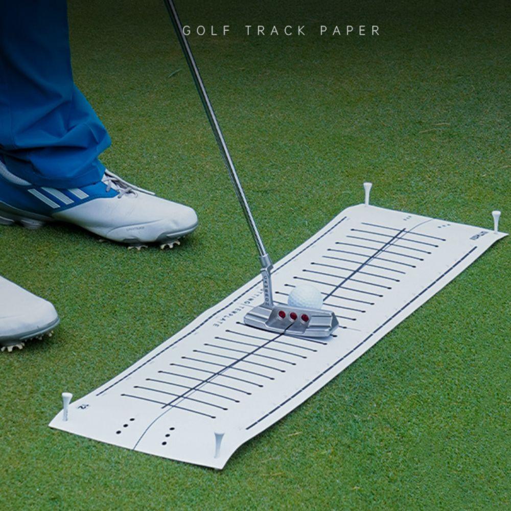 Improving Skills Golf Track Paper Putting Green Pad Golf Training Aids Golf Supplies