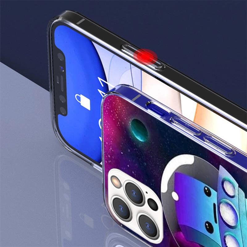 Capa de Celular Jogo Geometry Dash Para iPhone 17 Air 16 Pro Max 16E 15 + 14 Plus 11 12 13 Mini 7 8 SE Capa com Impressão de Presente Fundas 16 Pro