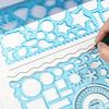 Template Drawing Ruler Mathematical Geometry Wavy Line Ruler Drafting Supplies Template Rulers