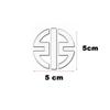 Kawasaki motorcycle head logo 3D car sticker personalized decoration waterproof sticker locomotive electric vehicle modification labeling