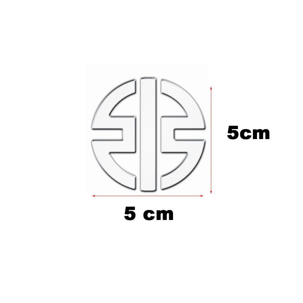 Kawasaki motorcycle head logo 3D car sticker personalized decoration waterproof sticker locomotive electric vehicle modification labeling