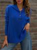 2026 Autumn/Winter Lapel Button Long Sleeve Solid Color Sweater